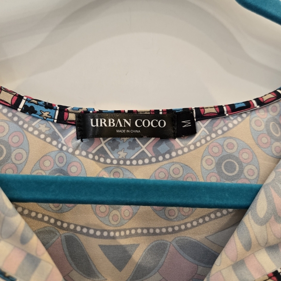 Urban Coco Boho Colorful Mini Tunic Dress - Picture 6 of 8